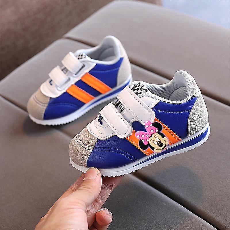 Disney Spring fall New Soft Sole Casual Shoes for Boys Kids Sneakers Non-slip Running Shoes mickey mouse  Baby Toddler Shoes
