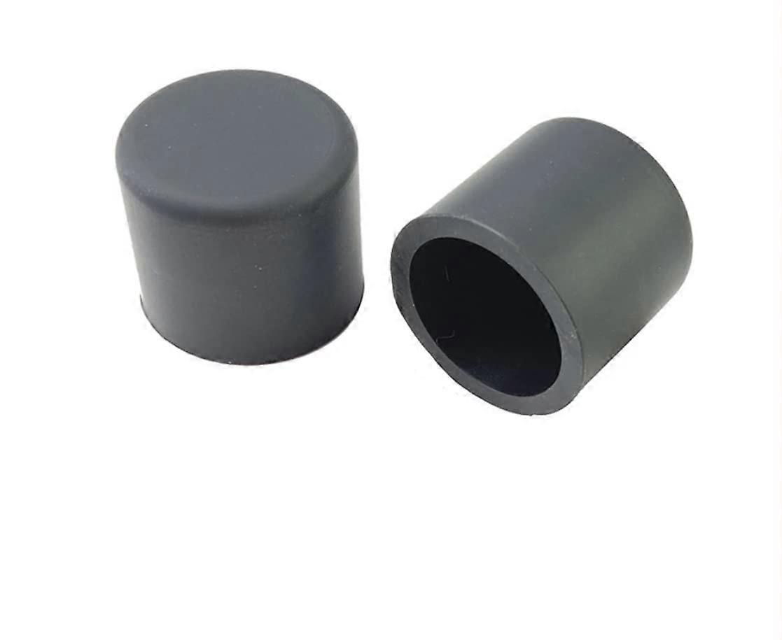 Silicone End Caps Black Rubber Pipe Covers 16.7mm Round Stoppers  Temp Resistant 5PCS
