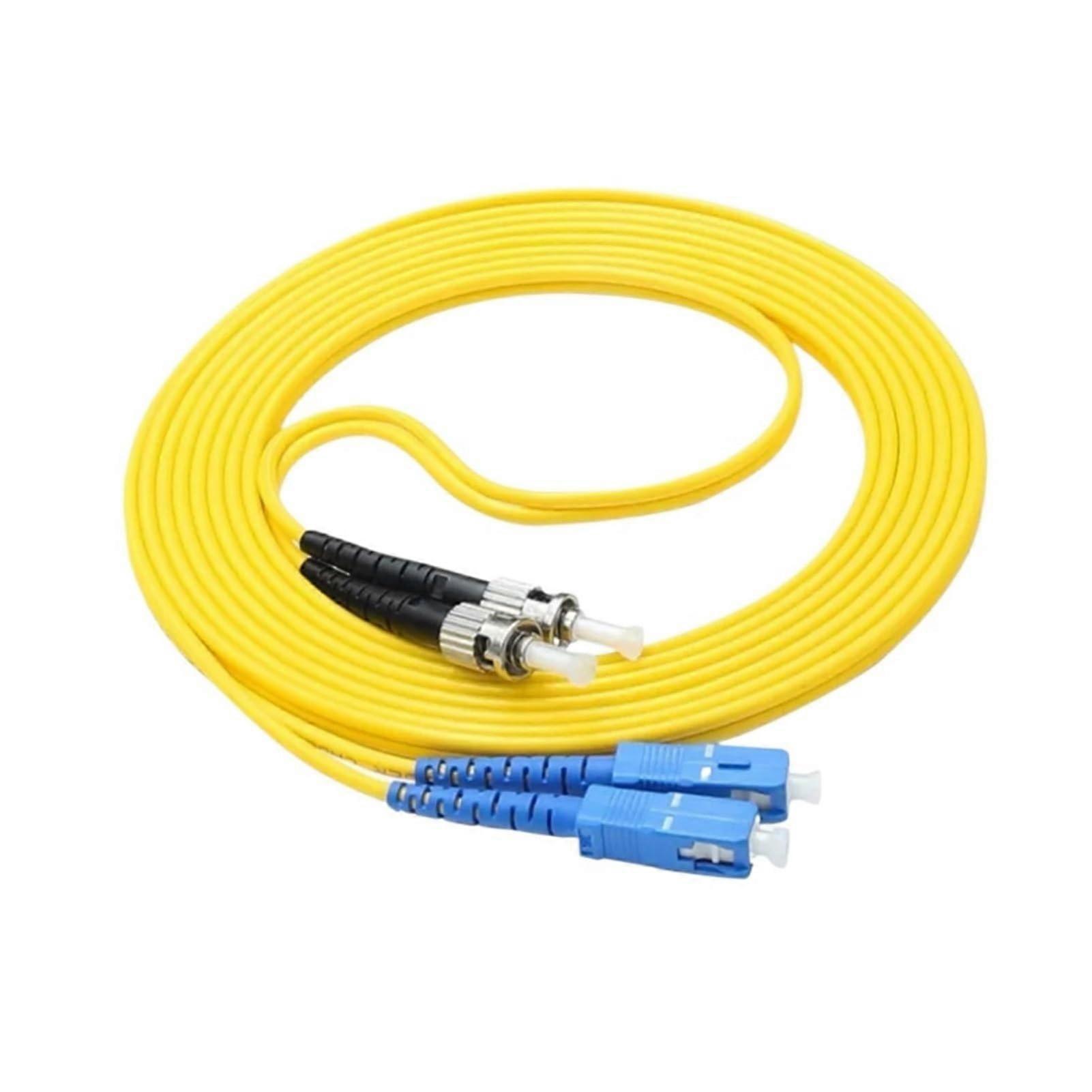 Singlemode Fiber Patch Cord Speed Data Transfer Multiple Lengths Reliable Network Connection