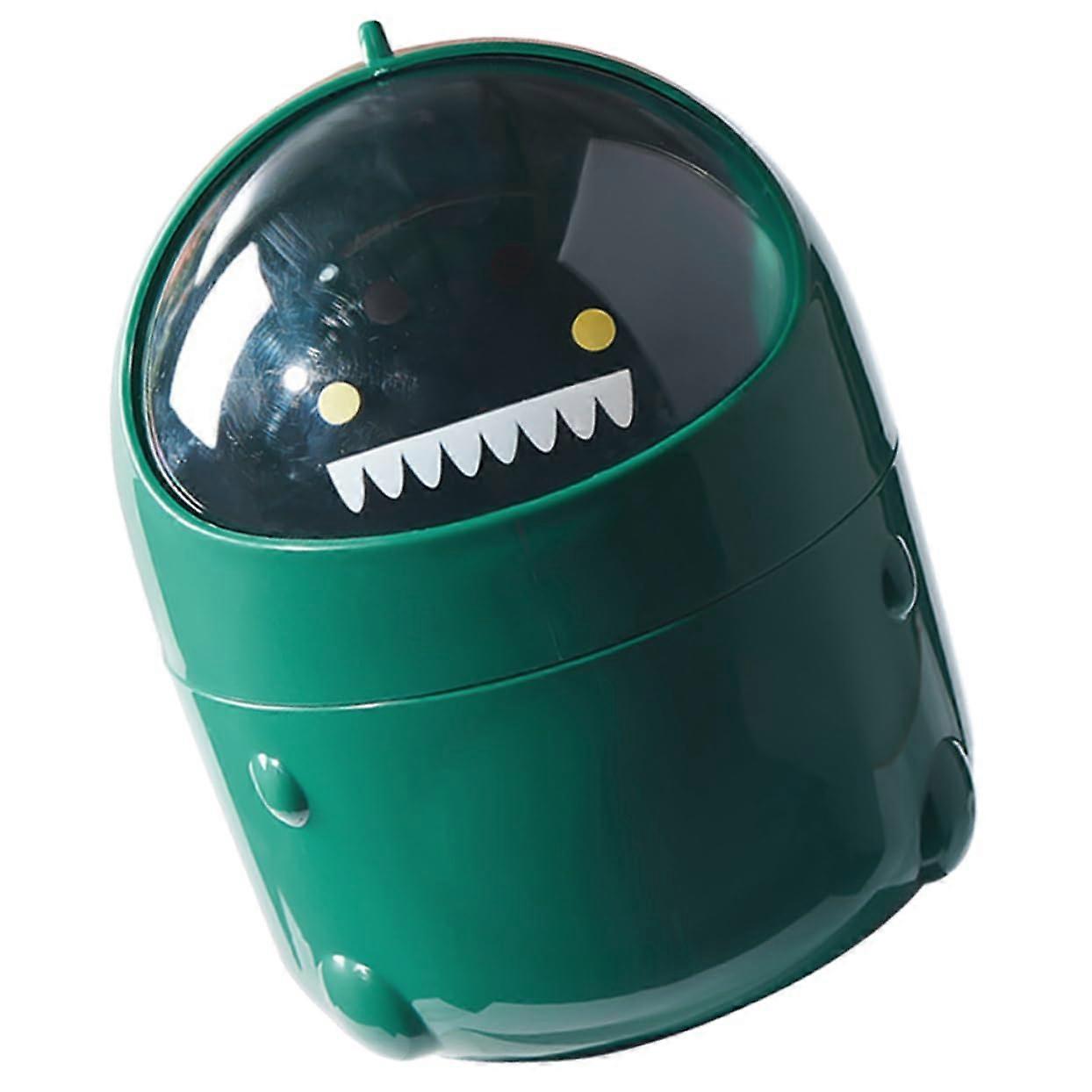 Desktop Trash Can with Lid, Compact Mini Trash Bin for Office Desk and Home Use