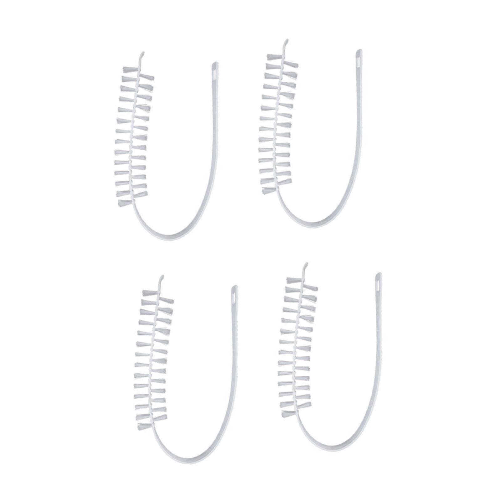 4pcs Washing Machine Cleaning Brush Set with Ergonomic Grip for Drum and Gap Deep Cleaning