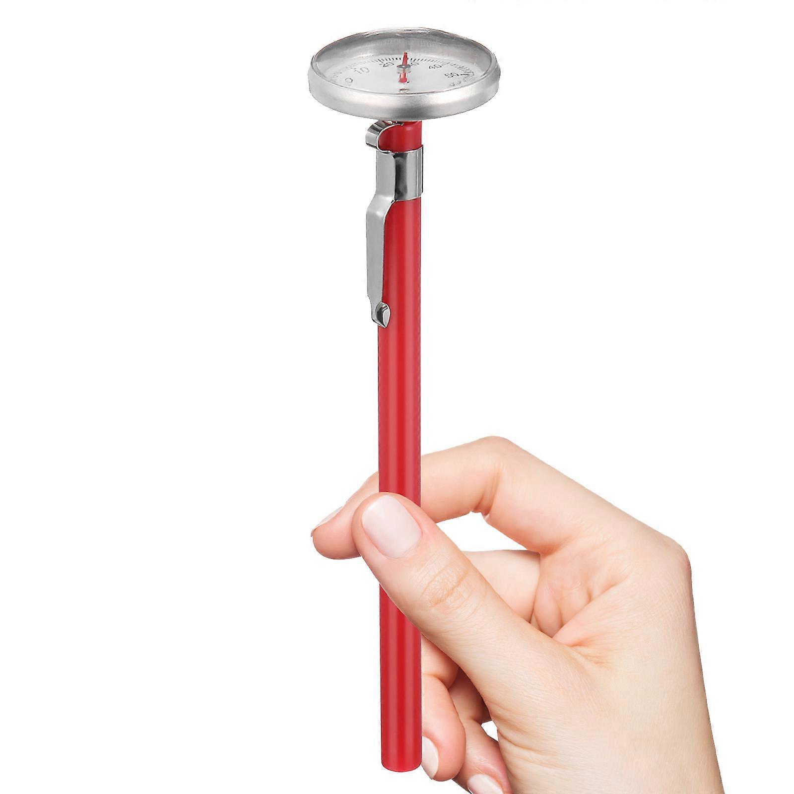 Car Clock Thermometer Mechanical Thermometer 5Pcs for Car Interior Use