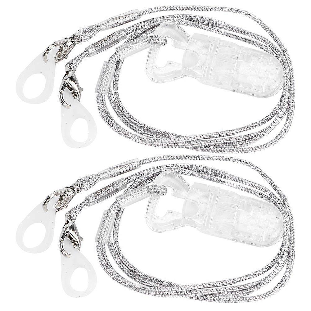 Hearing Aids Clip Portable Bte Hanging Rope for Protection Use 2Sets