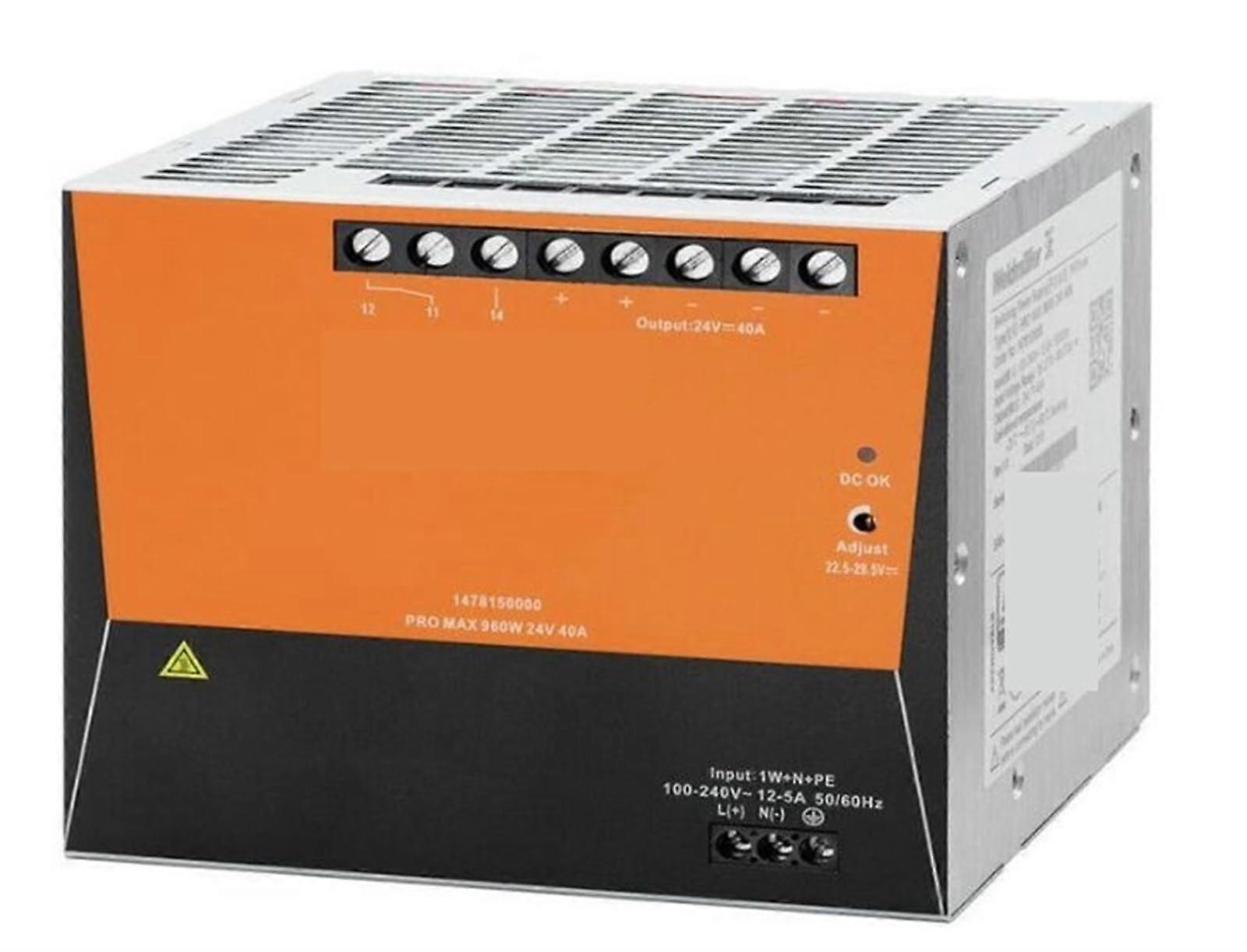 960W 24V 40A Power Supply with  Conversion Efficiency and Adjustable Output Voltage