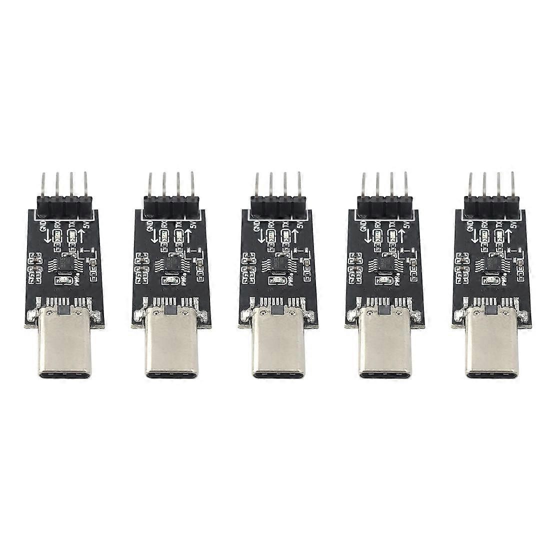 5Pcs USB TYPE-C to TTL OTG Serial Communication Module USB Transform UART for STC STM32 3.3V 5V USB TYPE C