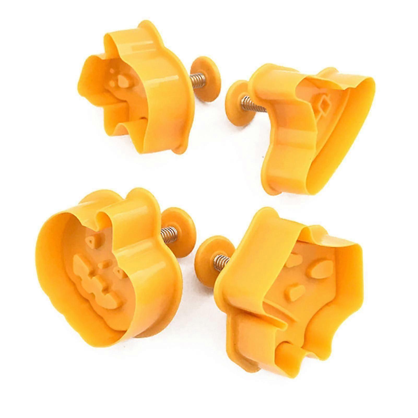 Cookie Cutter Stencils With Halloween Theme 3d Cartoon Diy Biscuit Template Practical Kitchen Baking