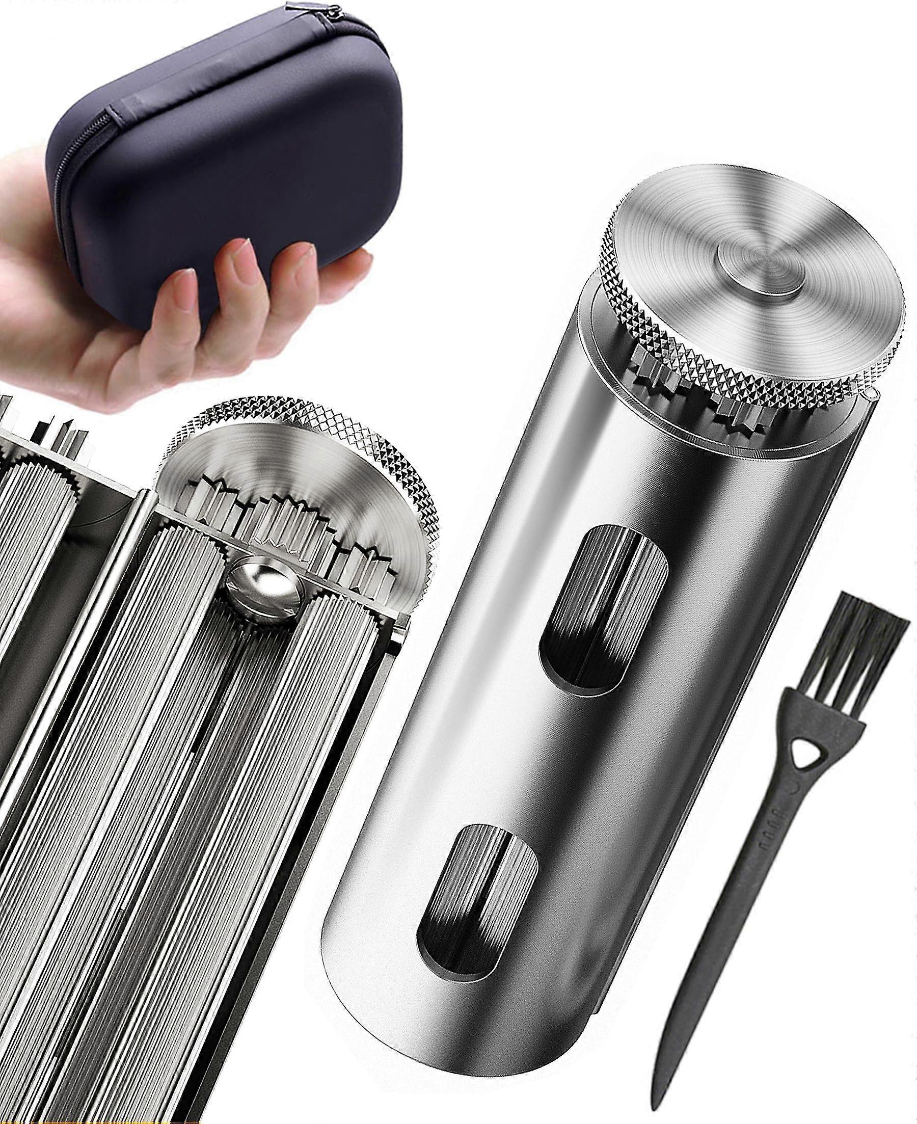 Silver Vintage Rolling Machine with Timeless Design and Durable Retro Manual Roller