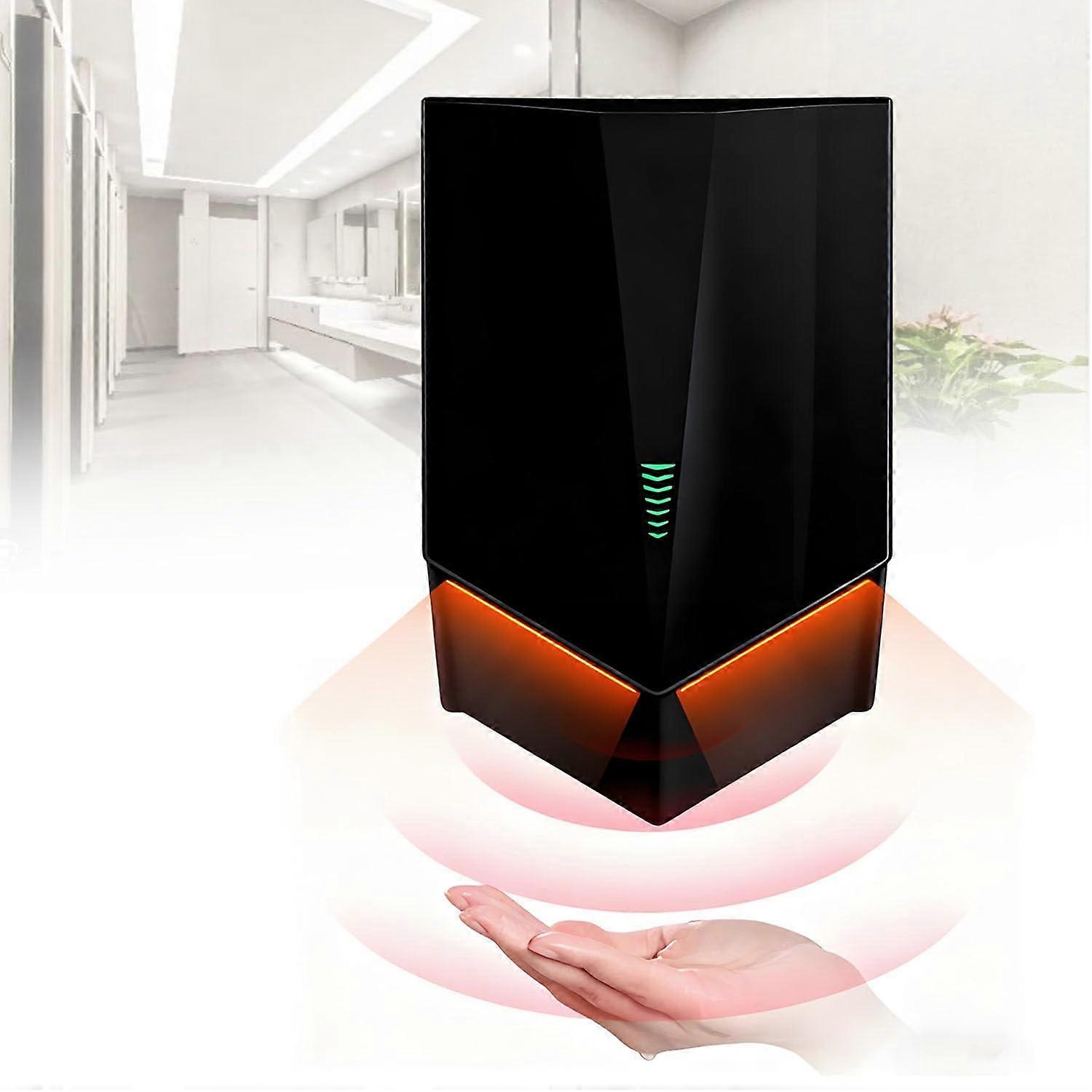 Automatic Hand Dryer with Touchless Infrared Sensor, Fast 6s Drying, Wall Mounted for Commercial Bathroom Black