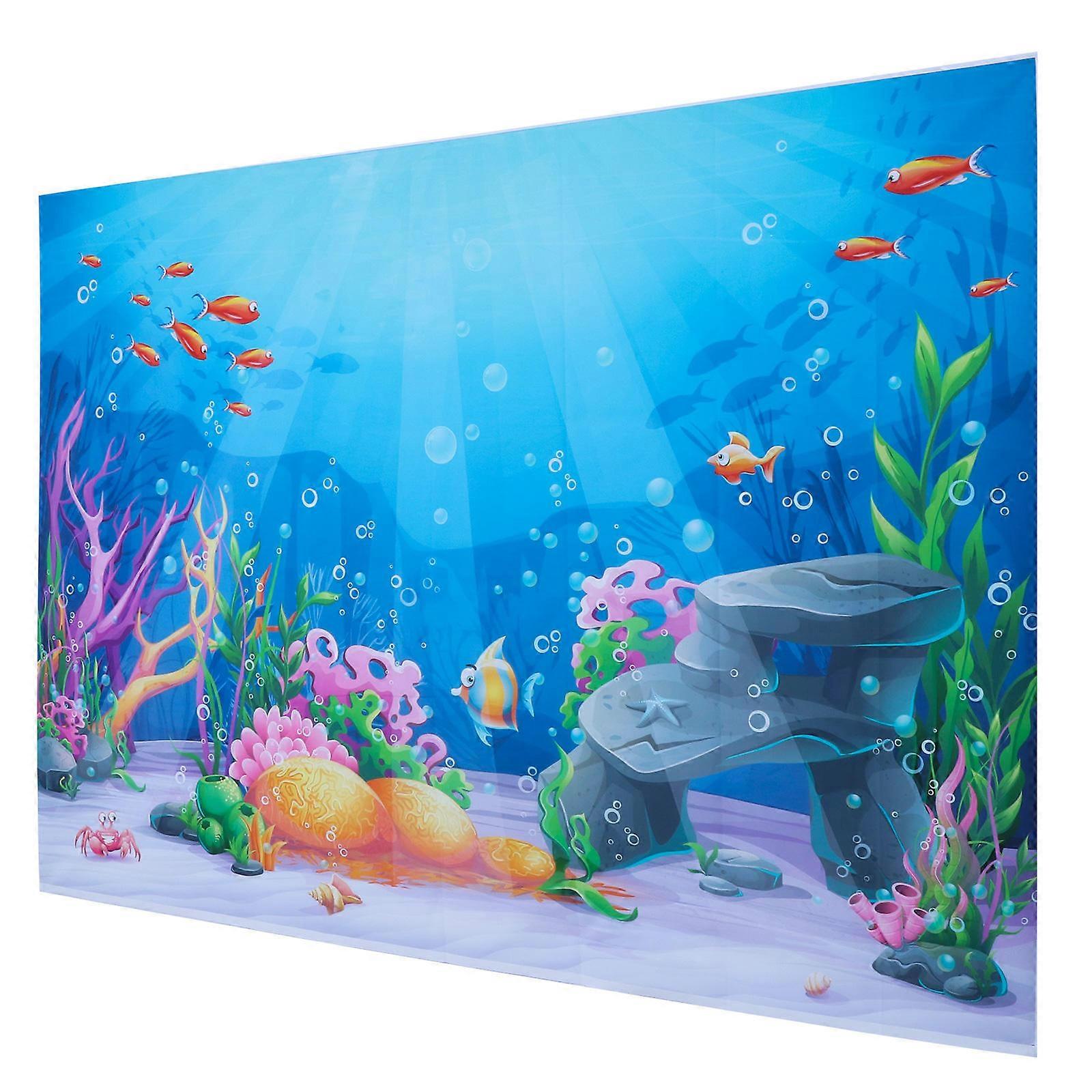 Underwater World Backdrop Ocean Backdrop for Decor Photography Background Cloth