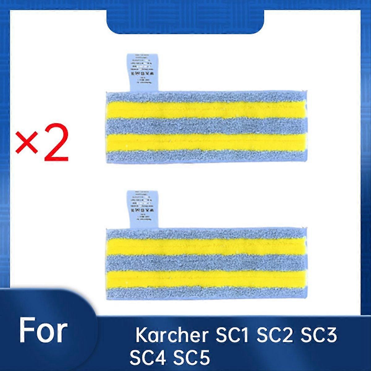 2 PCS Steam Microfiber Mop Cloths for SC1 SC2 SC3 SC4 SC5