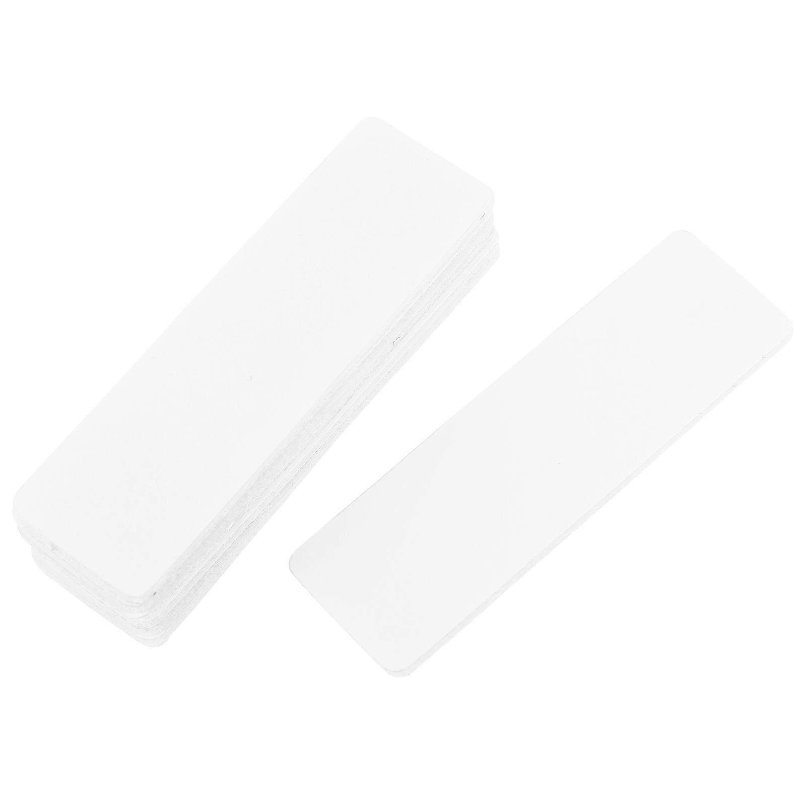 Back Adhesive Hook and Loop Strip Fasteners for Home 16Pcs White Polyester