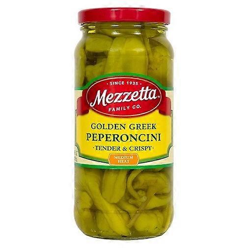 Mezzetta Middels Varme Gyllen gresk Pepperoncini