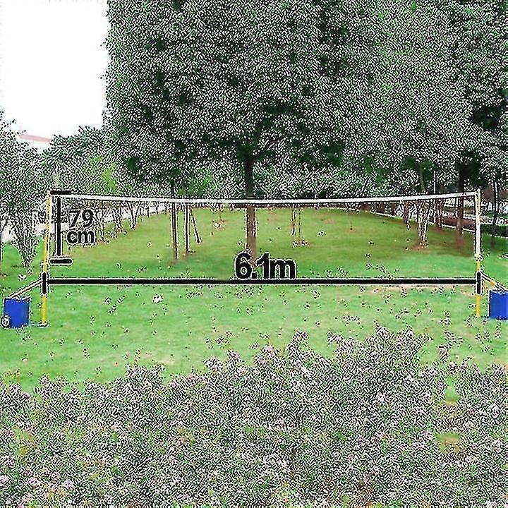 Voleibol ajustável e rede de tênis, interior e exterior