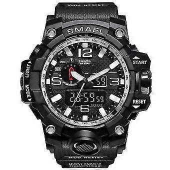 Smael 1545 Digital Watch Band  Dual Display Waterproof Sport Analog Quartz Watch