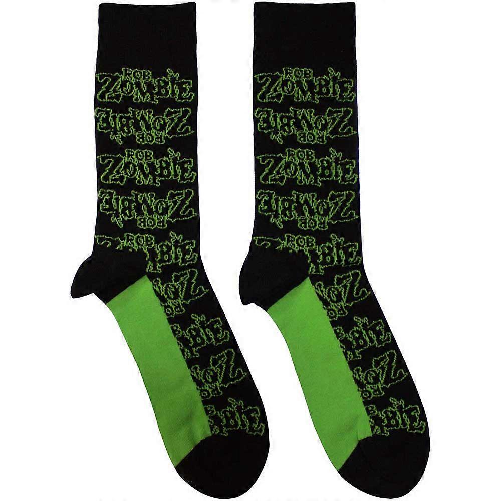 Rob Zombie Logo Repeat Ankle Socks