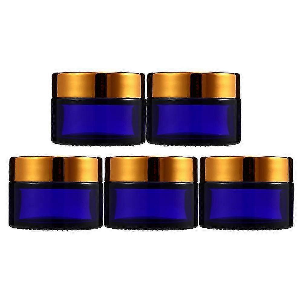 5pcs Refillable Cream Bottles, Portable Cosmetic Containers