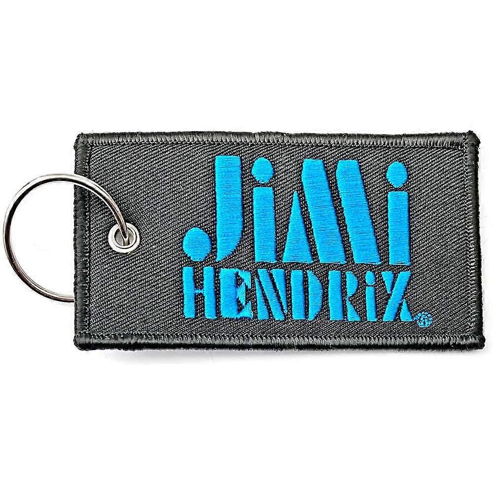 Jimi Hendrix Keyring Stencil Logo Patch Keychain