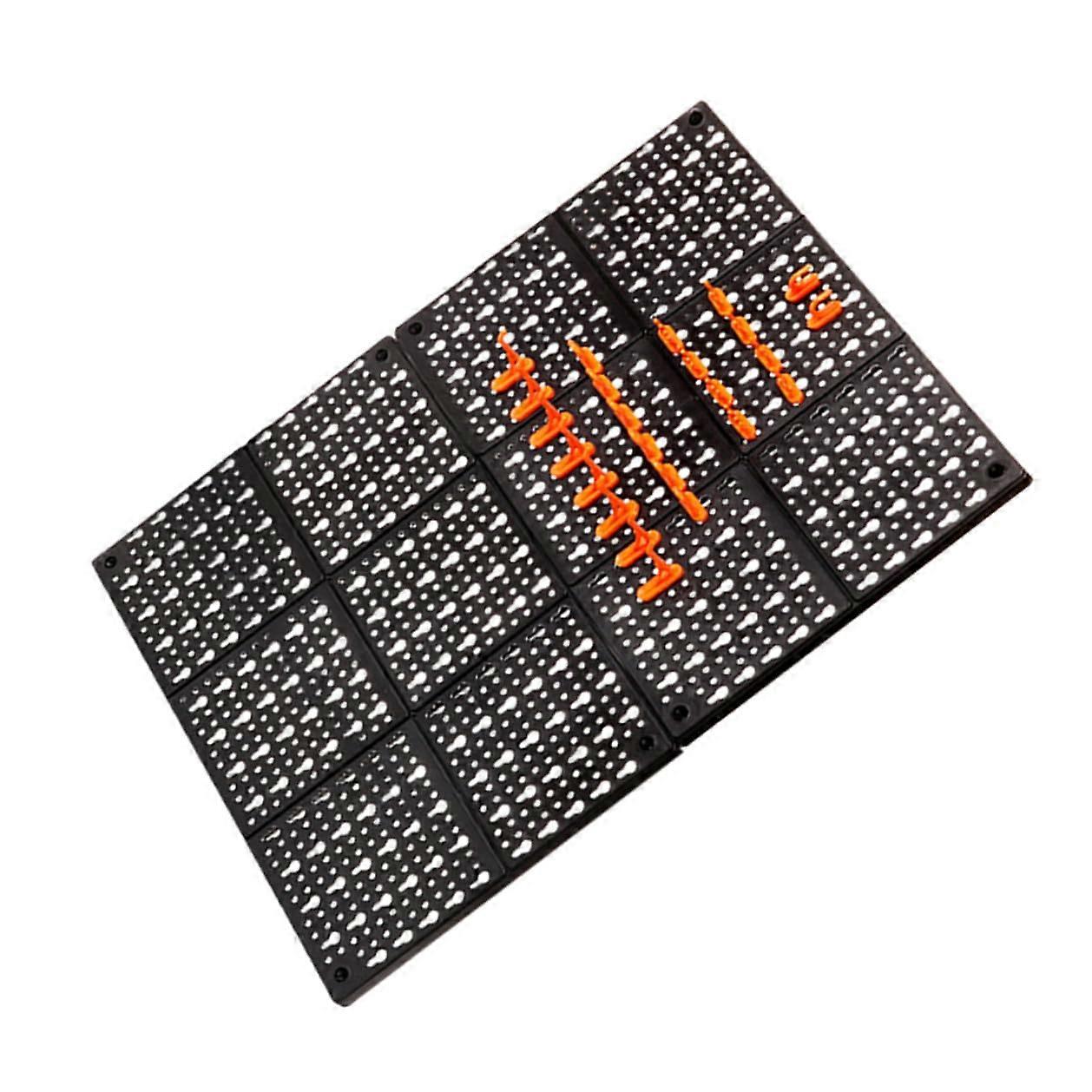 Pegboard Tool Organizer ABS Wall Mounted Shelf Rack for Garage Workshop  Load Capacity