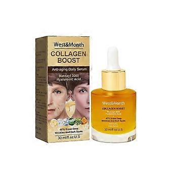 Advanced Collagen Boost Sérum Antienvelhecimento, Sérum Antirrugas Profundas, Pele Firme e Reduz Rugas, Adequado para Todos os Tipos de Pele