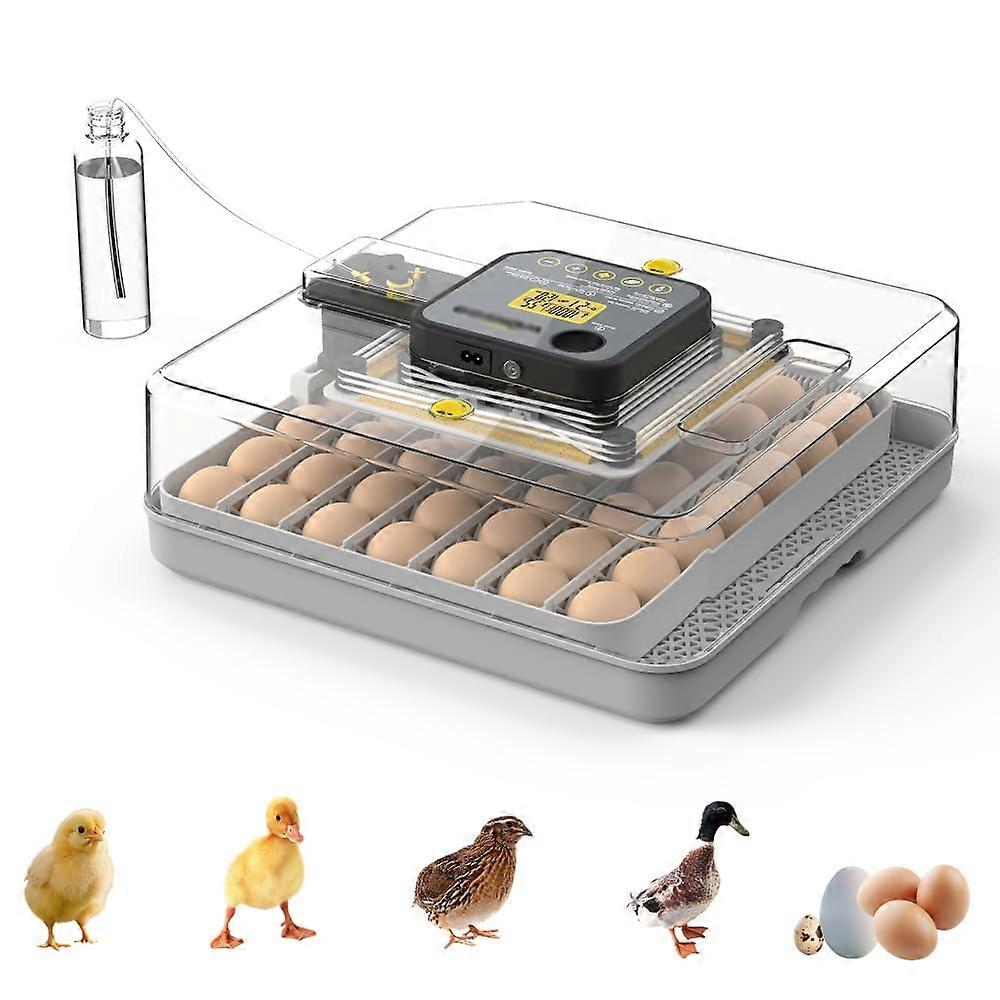 48 Egg Incubator with Automatic Turning, Humidity Control, LED Display for Chicken Hatching