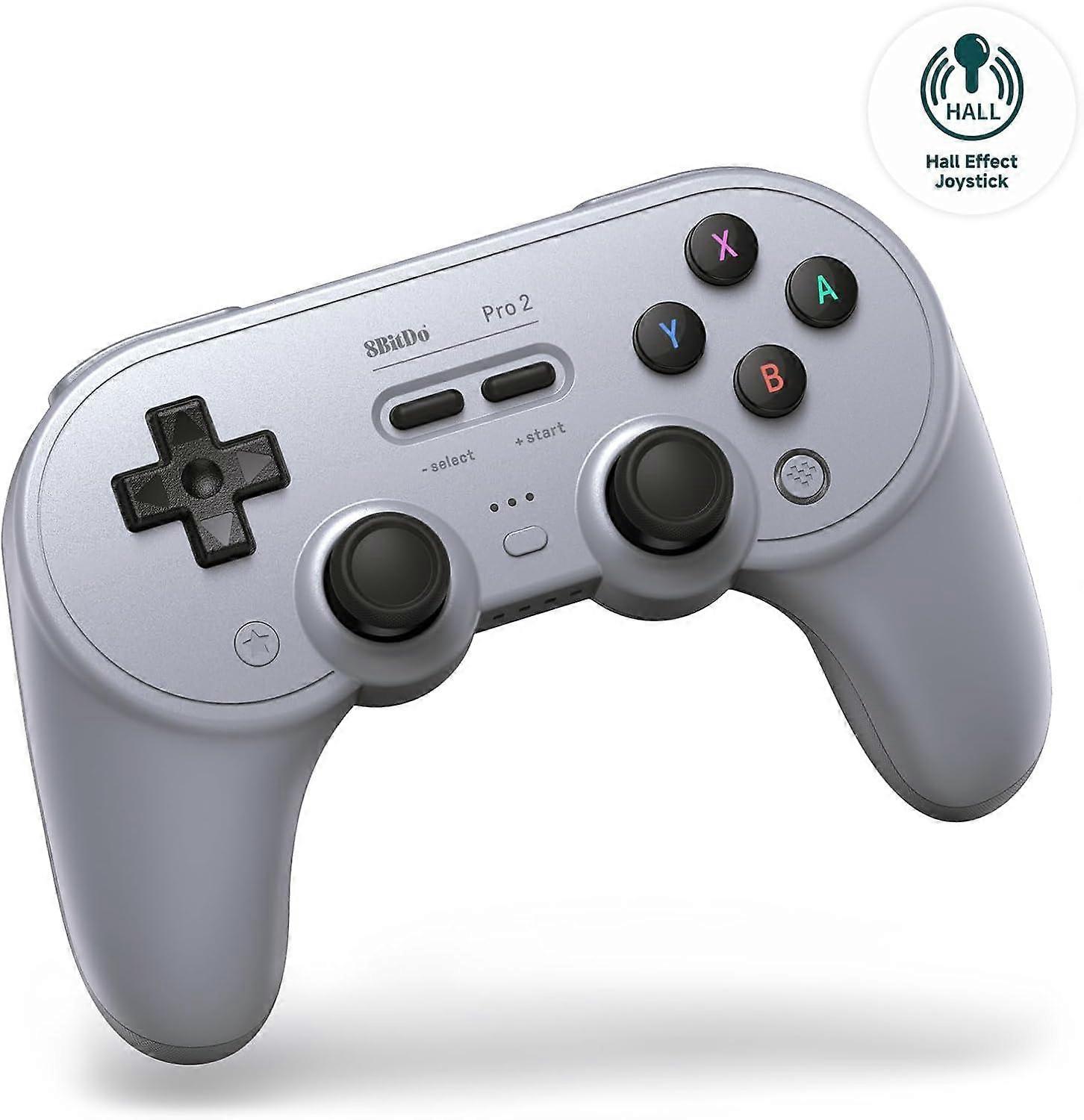 8BitDo Pro 2 Bluetoth Gamepad Hall Effect Joystick For Switch PC & Android