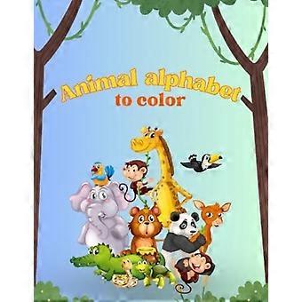 Eläinten aakkoset väritettäväksi