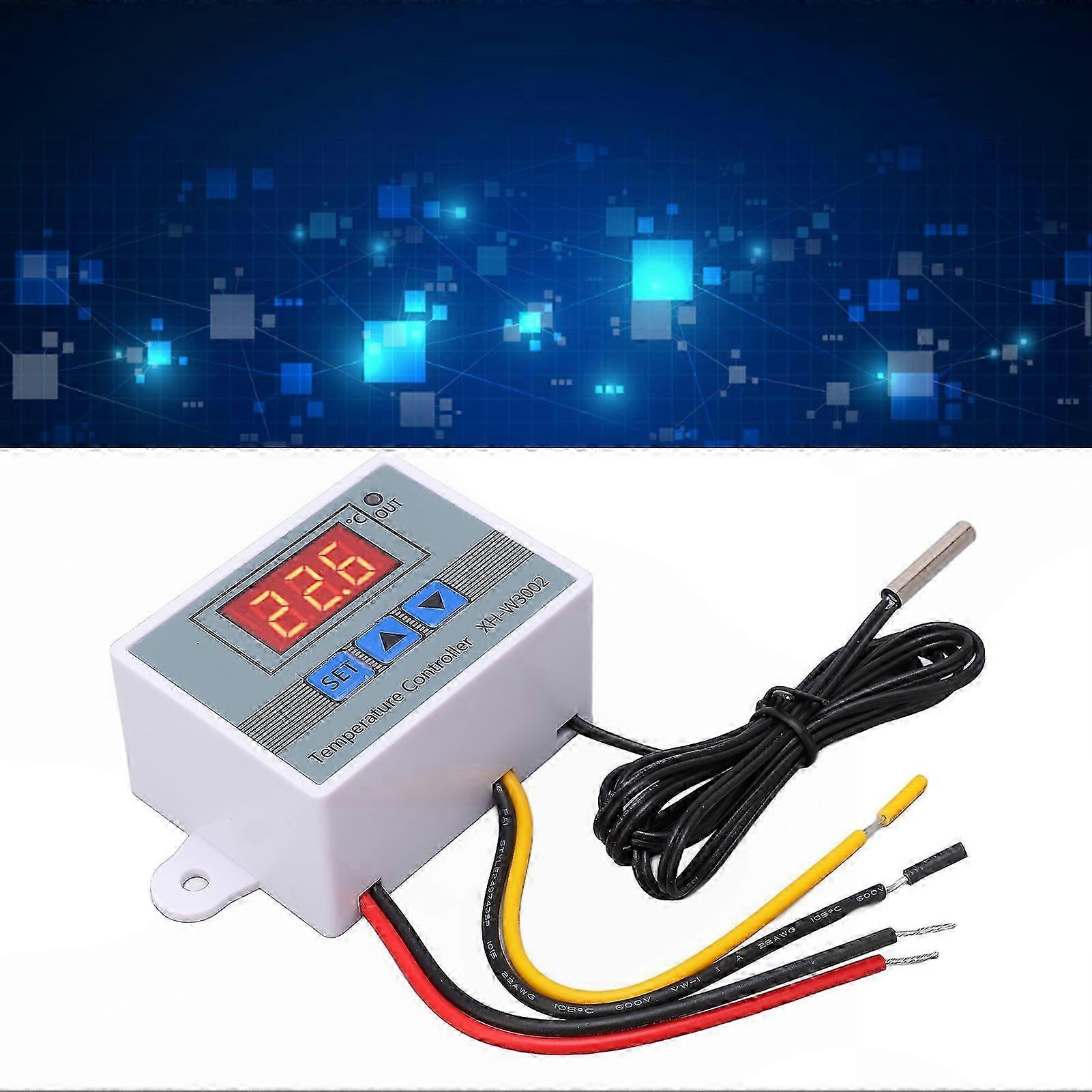Digital Temperature Control Unit 10A 110-220V with Waterproof Sensor Probe