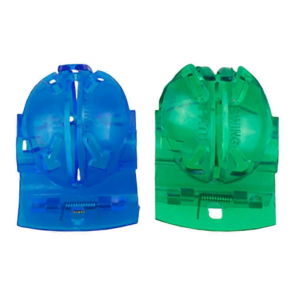 Golf Ball Marker Plastic Golfs Alignment Tool 2Pcs for Golfing