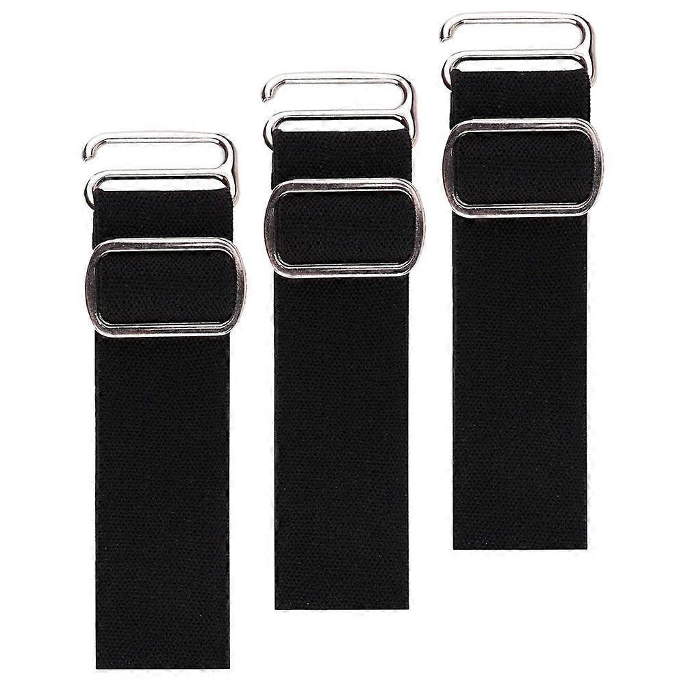 Cap Extender Strap Replaceable Hat Straps for Adjustable Use 3Pcs Black