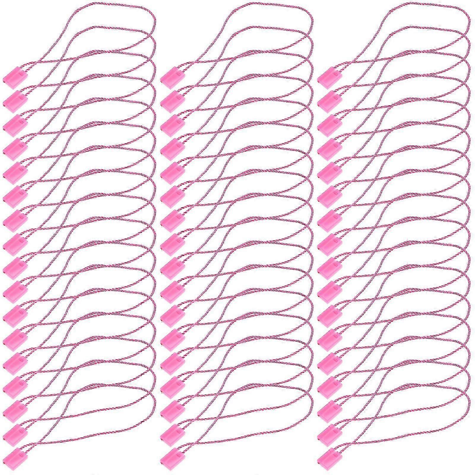Tag String Clothes Tag Fastener for Clothes Use 2850Pcs Quantity Rosy