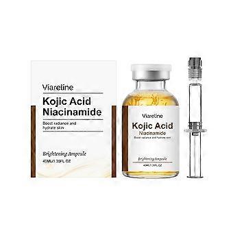 Fiale di essenza da 40 ml con acido cogico e niacinamide per un'idratazione illuminante e un incarnato uniforme.