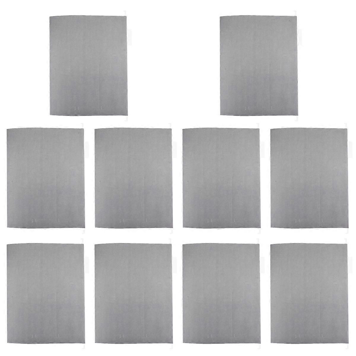 Document Organizer Grey Paper Folder for Office Use 10Pcs Set