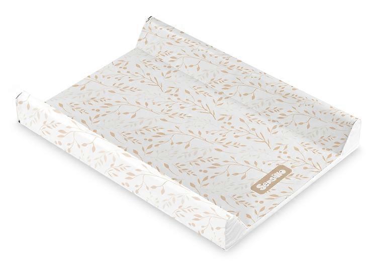 Skötbädd för byrå Beige Leaf