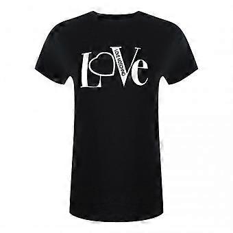 Love Moschino Dame/Dame Bomulds T-shirt