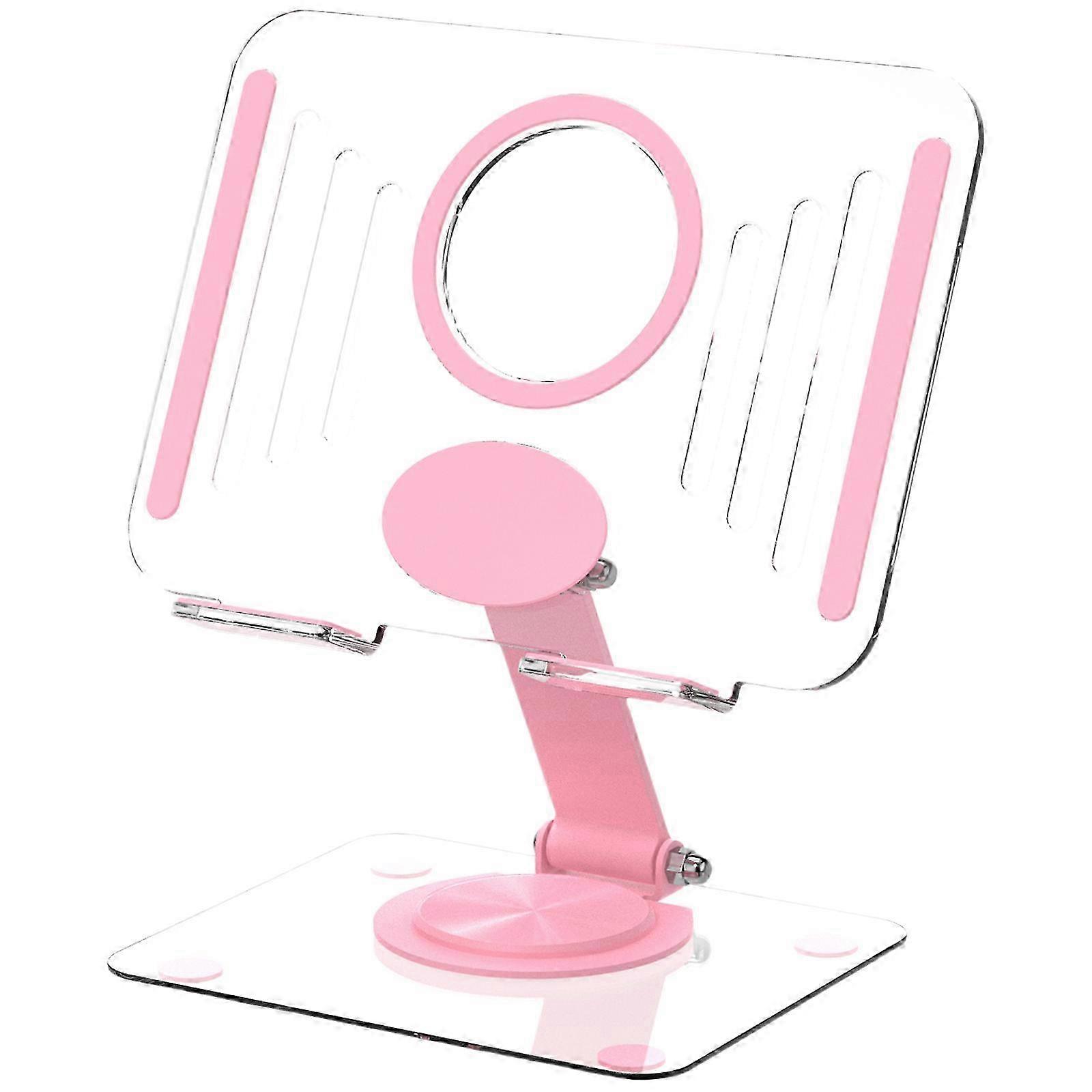 Acrylic Tablet Stand, Adjustable Foldable Tablet Stand Improve Heat Dissipation Foldable Notebook Support Desk Organize