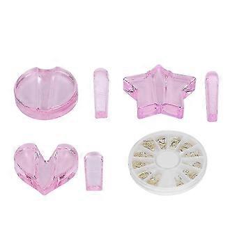 Embossed Mold Nail Tools Gold Stickers Decals Decoration Embellishment Bending Supplies