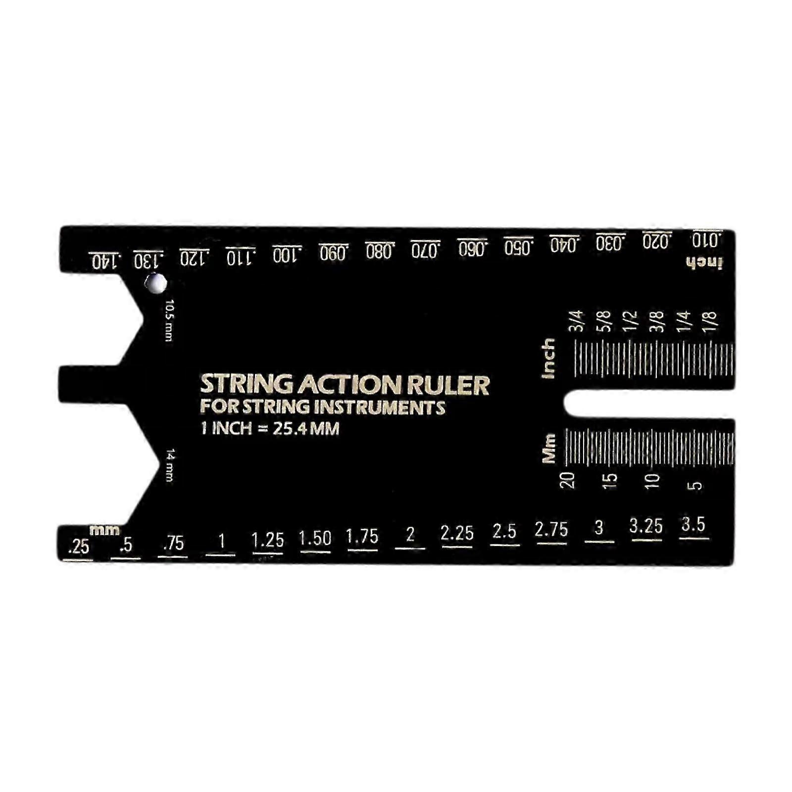 String Action Ruler, Height Measuring Tool, Guitar Setup Gauge Luthier