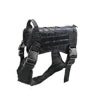 Pet Working Vest Tactical Dog Harness Nylon Handle Adjustable Training Harness Pet Working Vest