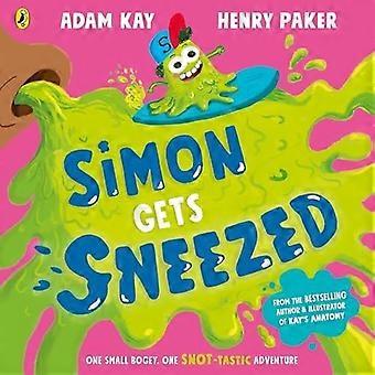 Simon gets sneezed