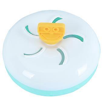 Small Pet Hamster Jogging Wheel Exercise Wheel Quiet 2Pcs Sky Blue