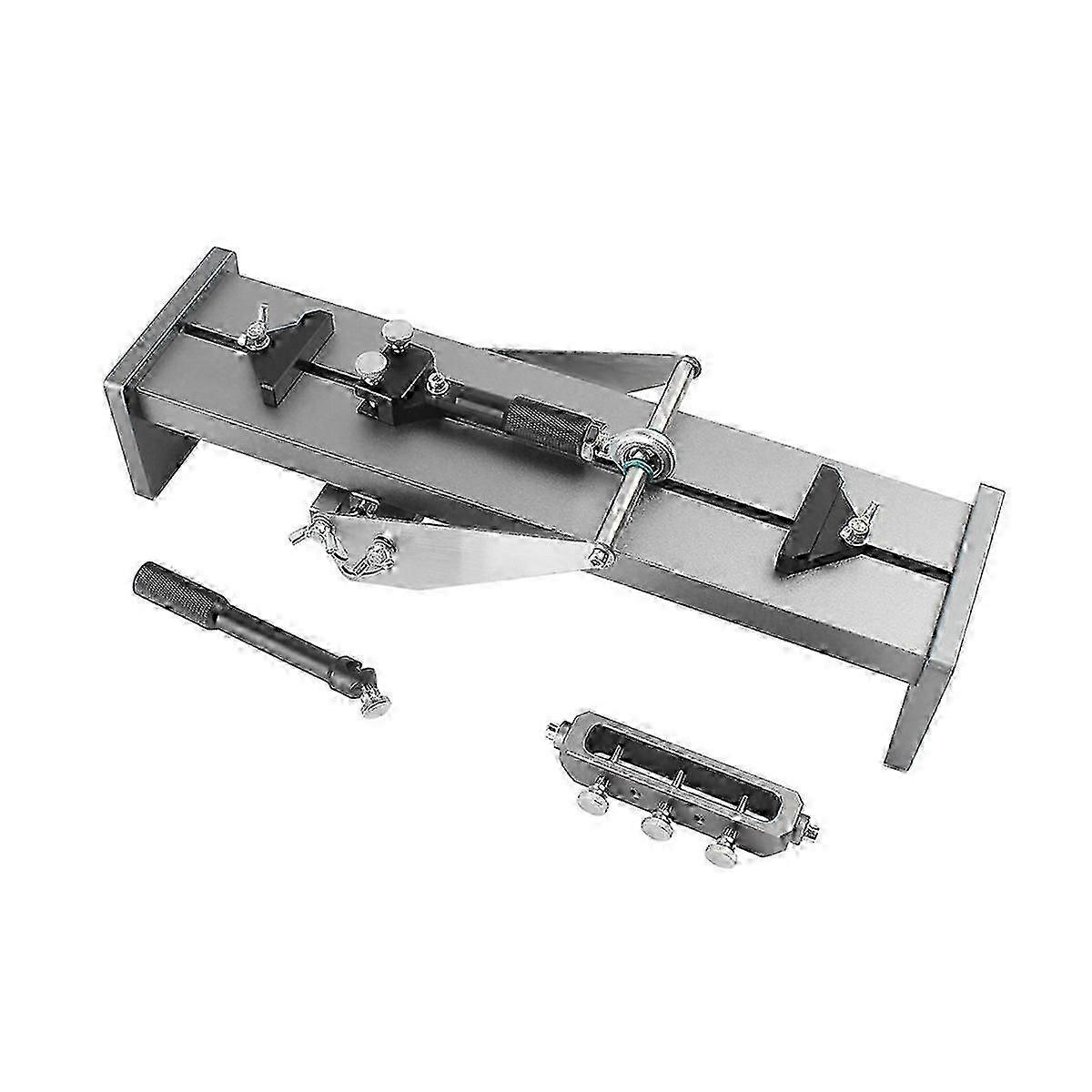 Knife Sharpening Frame, Aluminum Fixed Angle Sharpener for Scissors Planer Chisel Whetstone Grinder, Silver