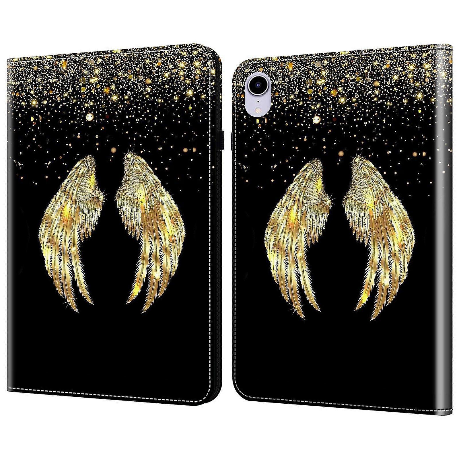 For iPad mini (2021) Case Pattern Print Leather Tablet Cover with Card Slots Stand Function