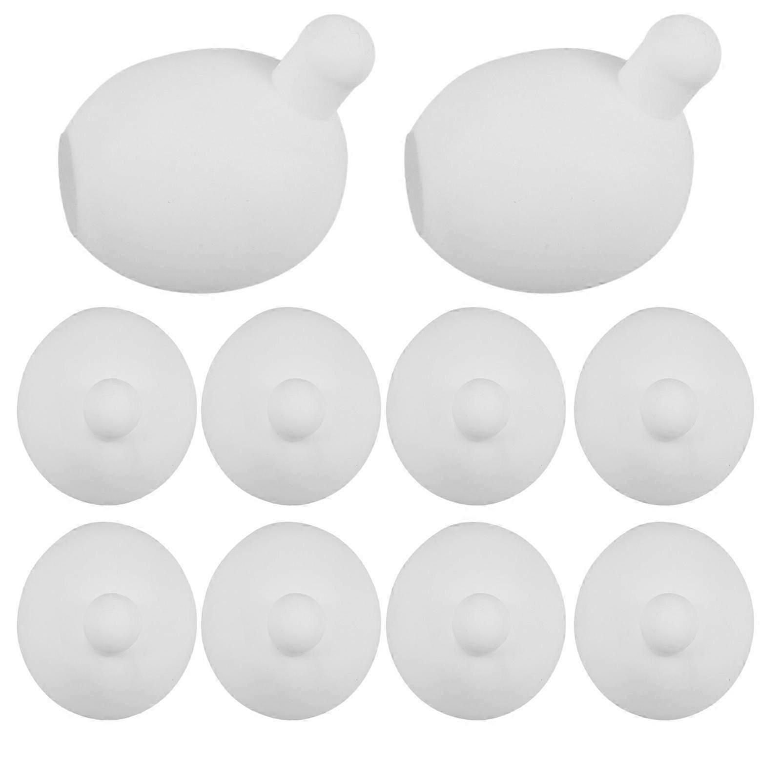 Silicone Bubble Insert | White | 10pcs Pack for DIY Use