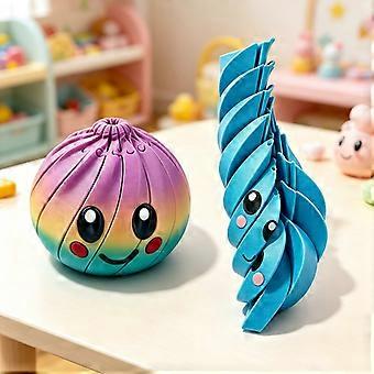 Cute Dumpling Fidget Toys, Stretchy Telescopic Sensory Toy, Stress Relief Gift for Birthday Party