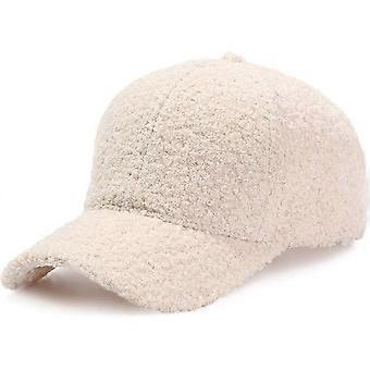 Warm-winter Baseball-caps Teddy-fleece Faux-lamb-wool Hip-hop Cap For Men Women-YUHAO