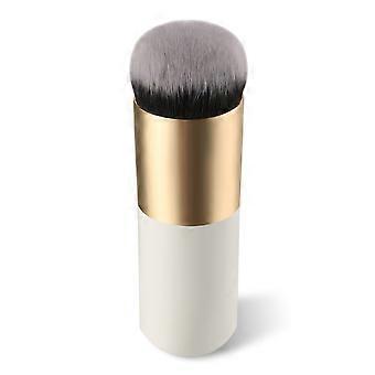Foundation Makeup Brush Flat Style for Face Golden Tone