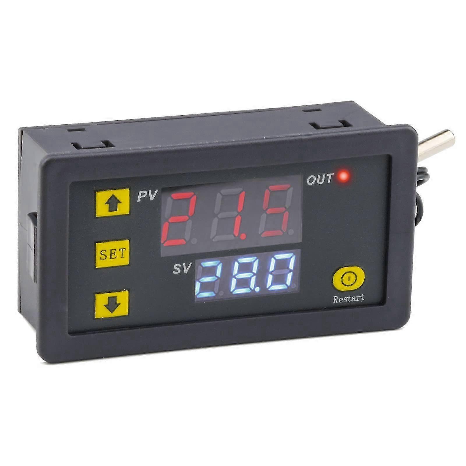 Temperature Controller W3230 Mini Digital Temperature Controller LED Display Thermostat Regulator DC 12V 20A Temperature Control Sensor