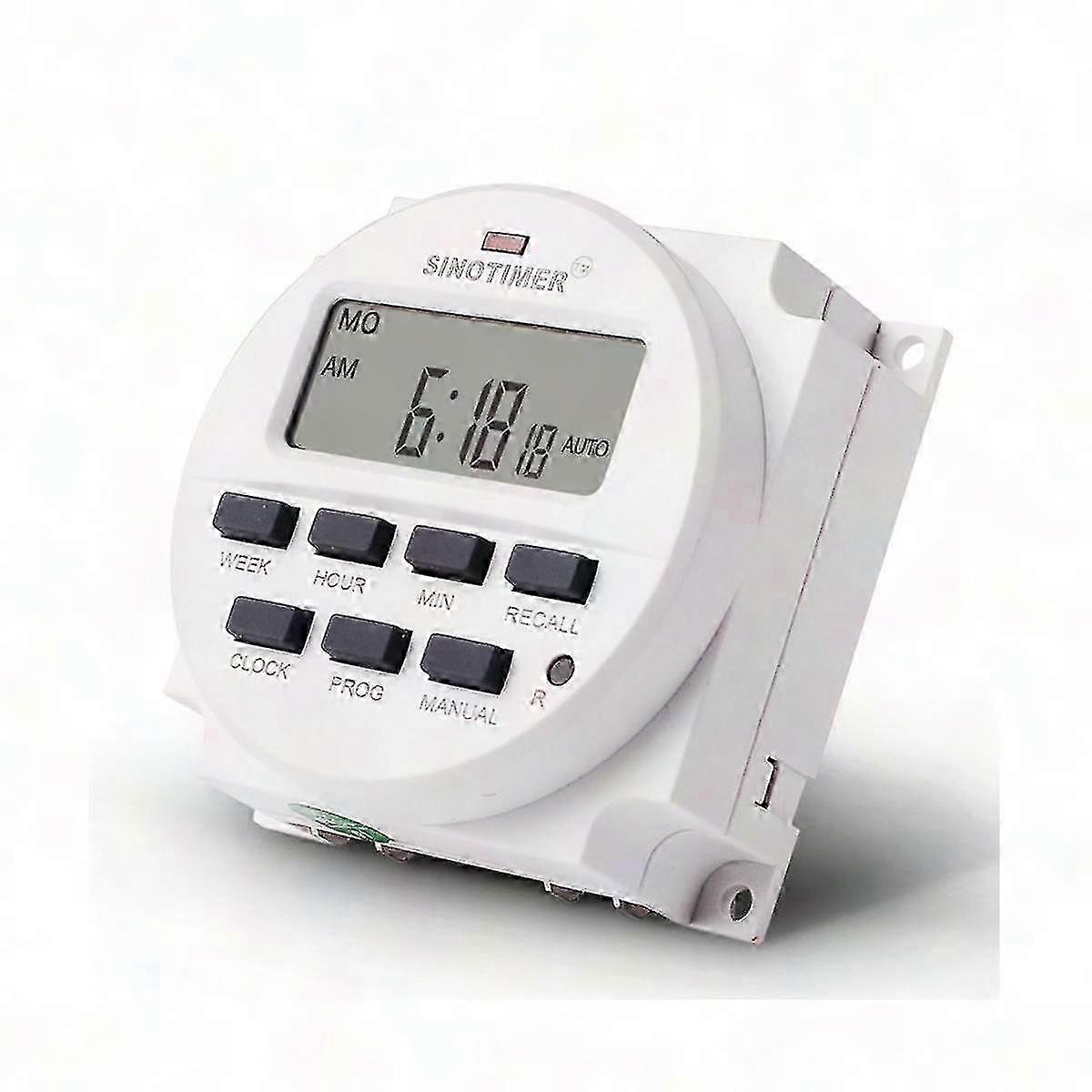 Tm618N-2 1.6 Inch LCD Digital 220V AC 7 Programmable Timer Switch with Relay & Countdown Function