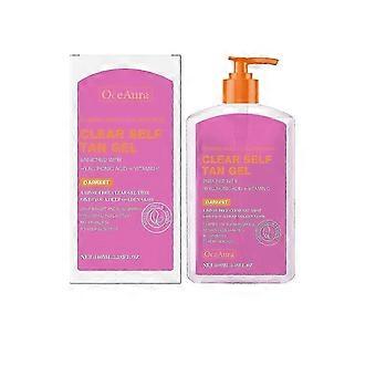 Gel autobronzant transparent, Gel intensifiant bronzé - Meilleur gel autobronzant résistant au transfert, rapide, végétalien, autobronzant sans cruauté
