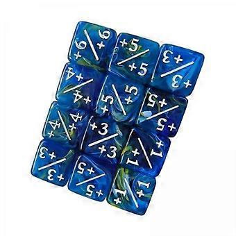 5x10Pcs Counter Dice Card Gaming Accessories Addition and Subtraction Counters